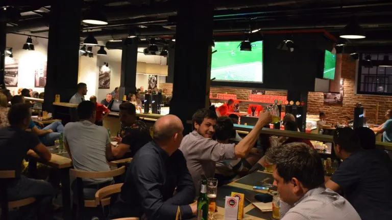 Menu degli hamburger Birreria di Lubiana