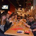 Menu degli hamburger birreria Lubiana addio al celibato