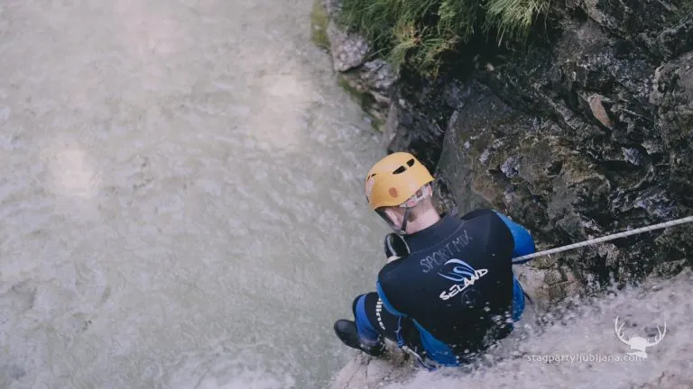 Canyoning JunggesellenabschiedLjubljana