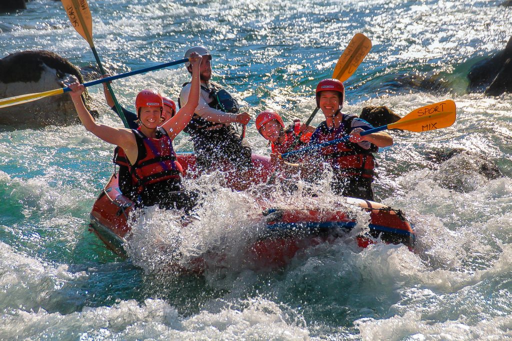 Rafting na Soči v Bovcu