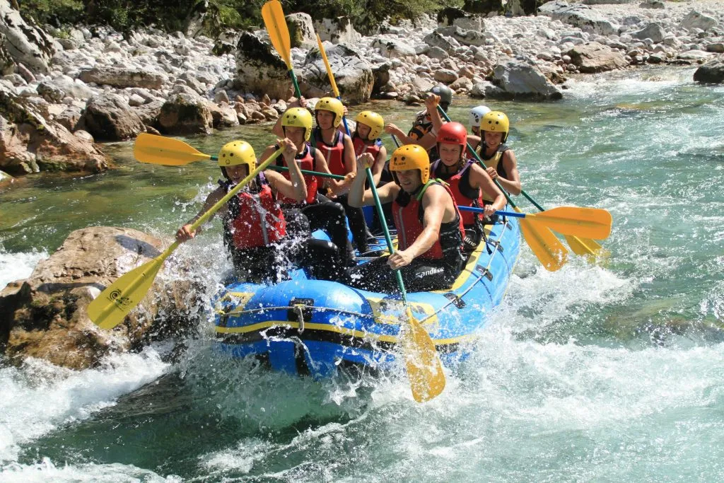Soča River white water rafting