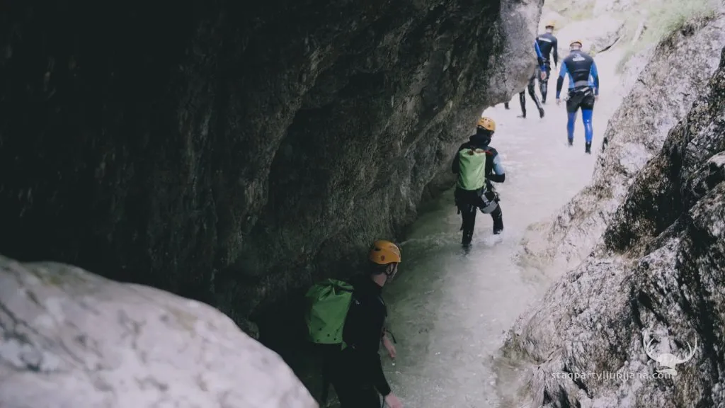 Canyoning del cervo