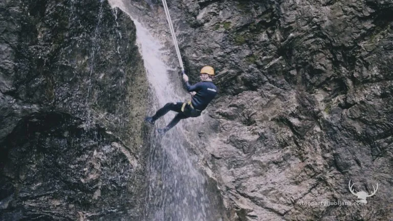 JunggesellenabschiedLjubljana Canyoning