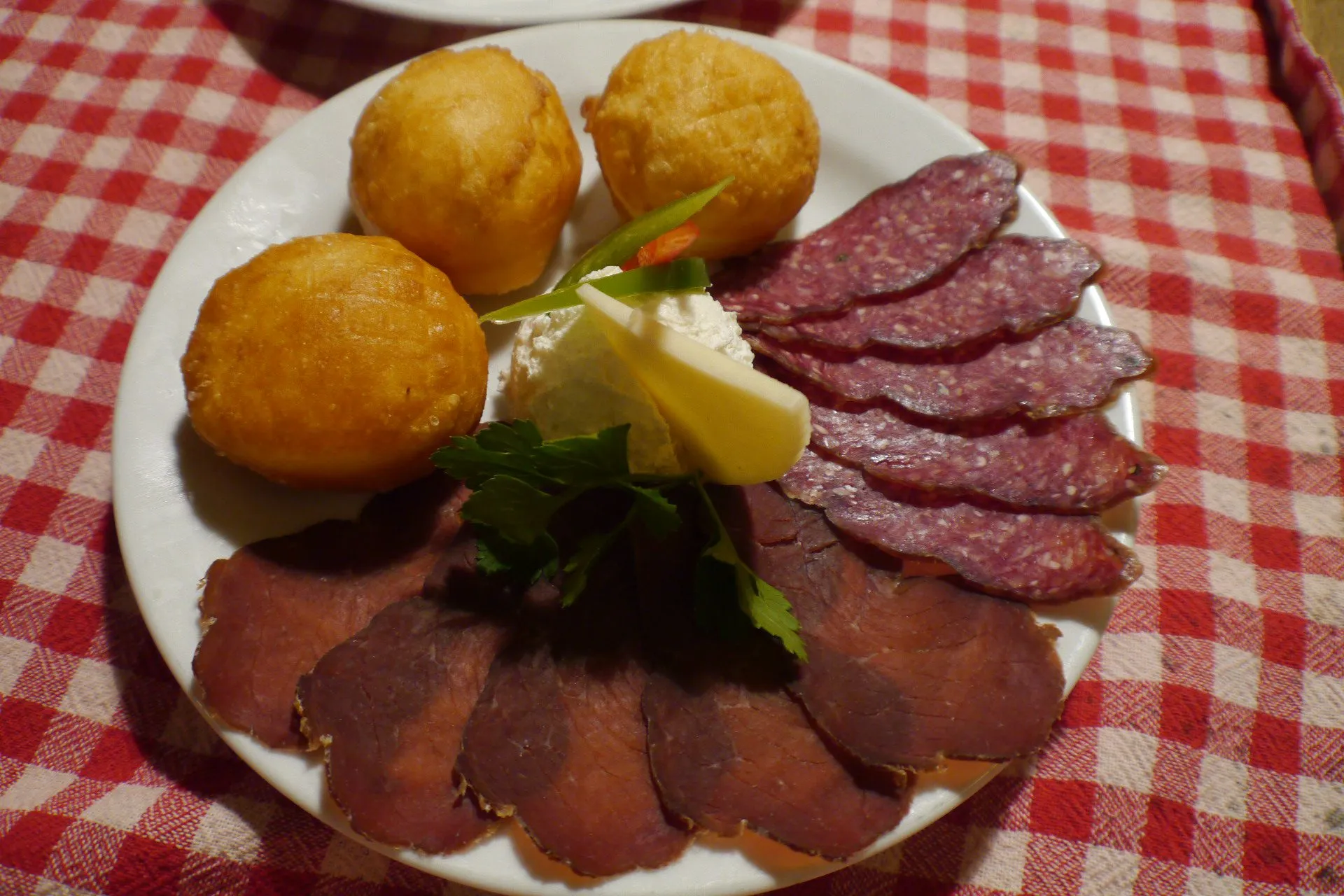 balkan menu cold meats