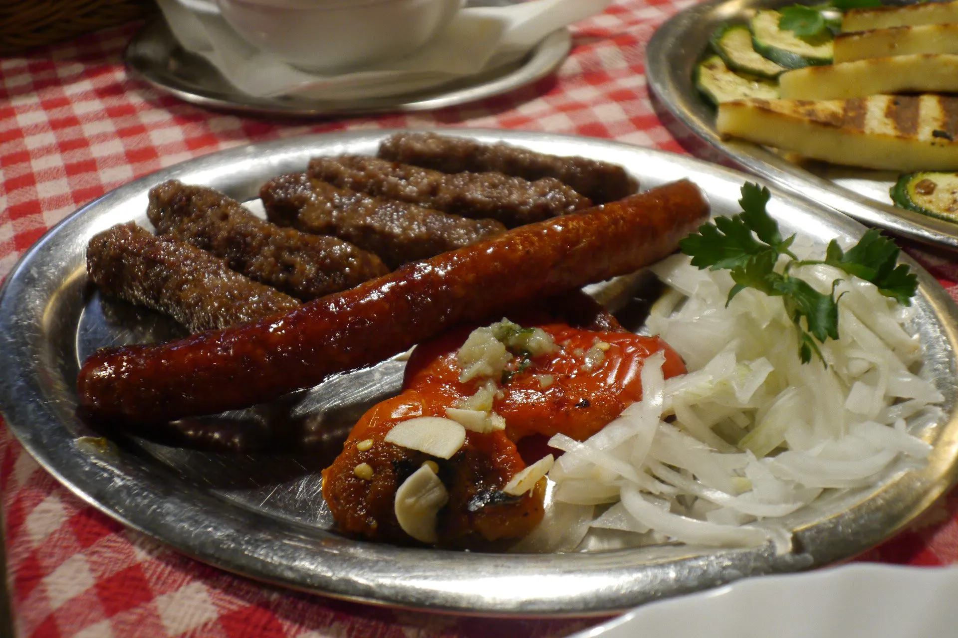 balkan menu grilled meat
