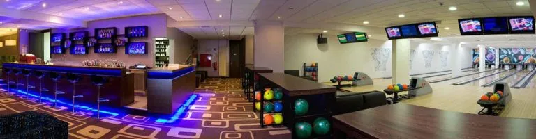 panorama del ragno del bowling