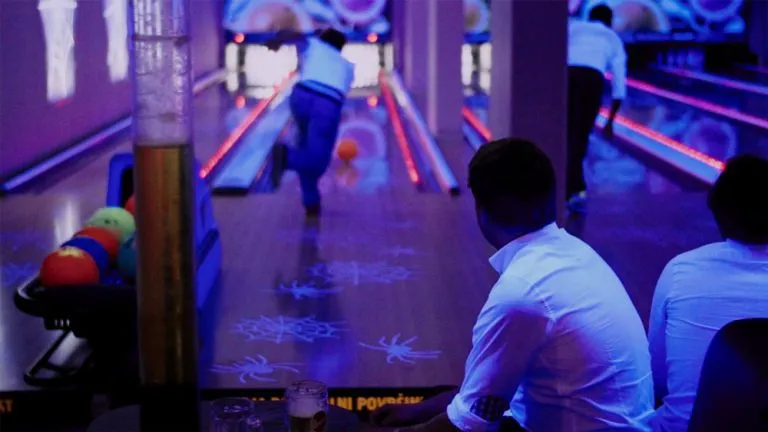 addio al celibato con bowling a Lubiana