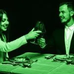 Abendessen im Dunkeln