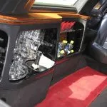 mini bar in limo