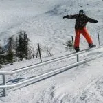 addio al celibato con snowboard
