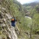 zipline per l'addio al celibato