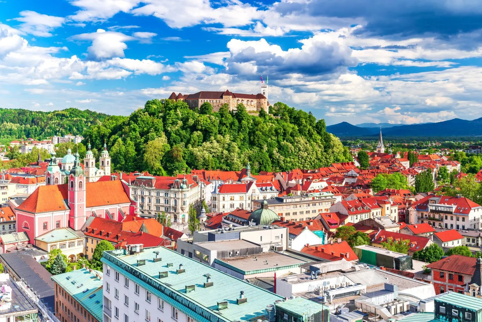 Ljubljana, the capital of Slovenia